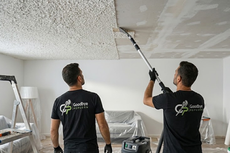 Painted Popcorn Removal